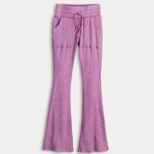 Limited Too Washed Flare Pants in Mauve